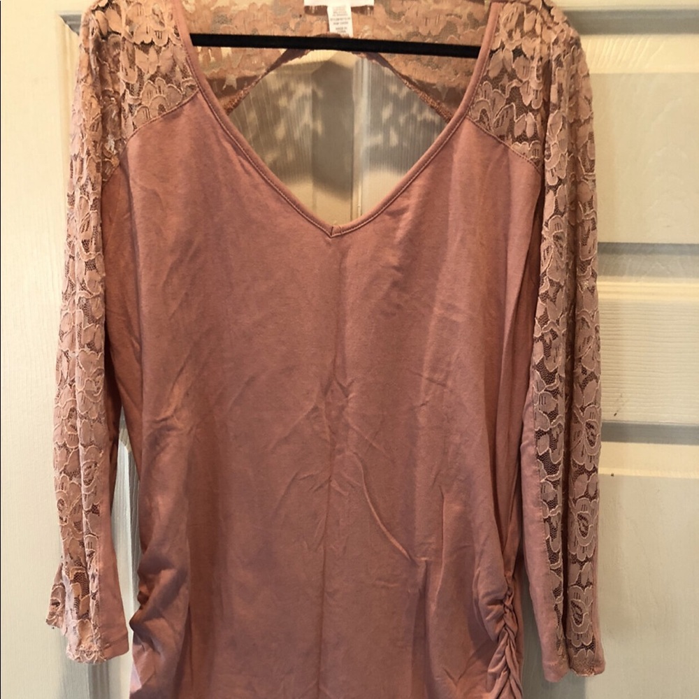 Ambiance Maternity Lace Top